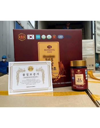 Cao hồng sâm đông trùng hạ thảo Hankwanjang Hộp 2 lọ x 250g