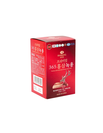 Nước uống hồng sâm nhung hươu 365 – 60 gói x 70ml