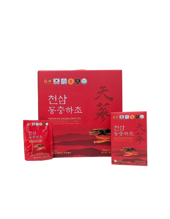 Nước thiên sâm đông trùng Ginseng King hộp 60 Gói x 50ml