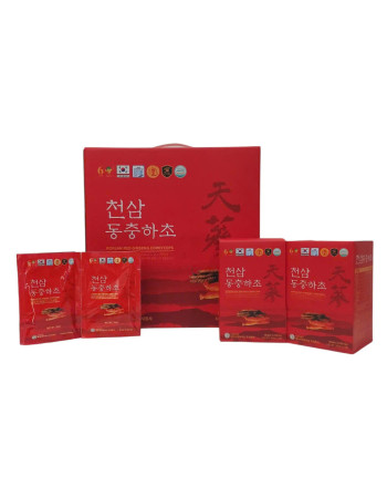Nước thiên sâm đông trùng Ginseng King hộp 60 Gói x 50ml