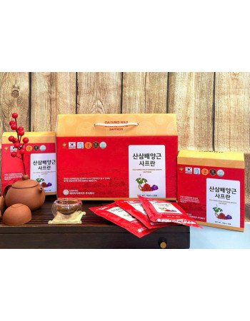 Nước hồng sâm núi saffron Ginseng King 20 gói x 70ml