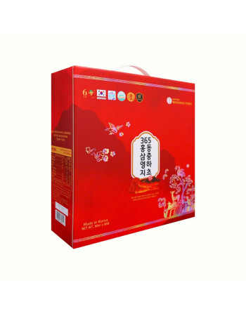 Nước Hồng Sâm Linh Chi Đông Trùng Hạ Thảo 365 Hàn Quốc 60 Gói x 50ml