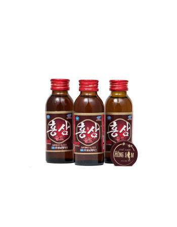 Nước Hồng Sâm Hàn Quốc Dạng Chai Dongnam Medics Hộp 10 Chai x 100ml