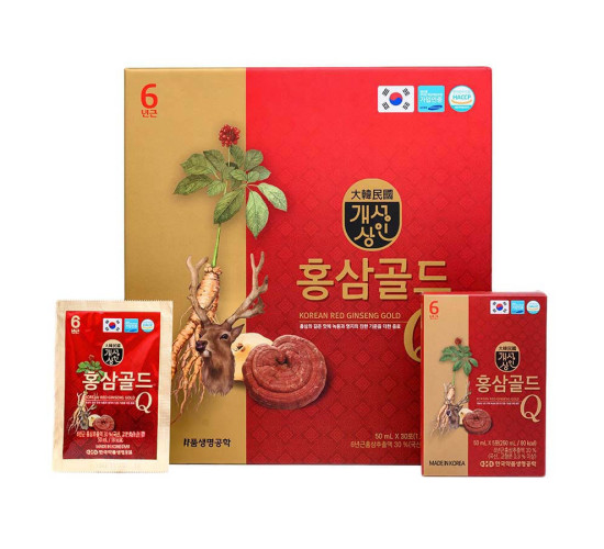 Nước Hồng Sâm Nhung Hươu Linh Chi Gold Q Hàn Quốc Hộp 30 Gói x 50ml Nước Hồng Sâm Nhung Hươu Linh Chi Gold Q Hàn Quốc Hộp 30 Gói x 50ml