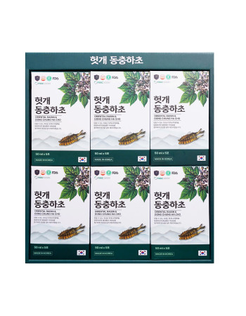 Nước Mát Gan ORIENTAL Raisin & Dong Chung Ha Cho (50ml x 30 gói)