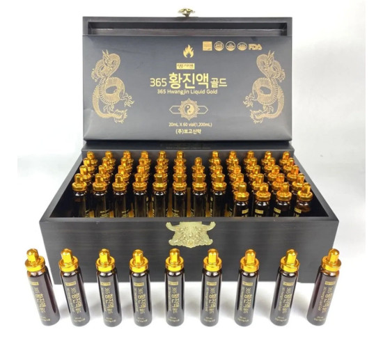 Tinh Chất Đông Trùng Hạ Thảo 365 Hwangjin Liquid Gold Hộp 60 Tuýp x 20 ml Tinh Chất Đông Trùng Hạ Thảo 365 Hwangjin Liquid Gold Hộp 60 Tuýp x 20 ml